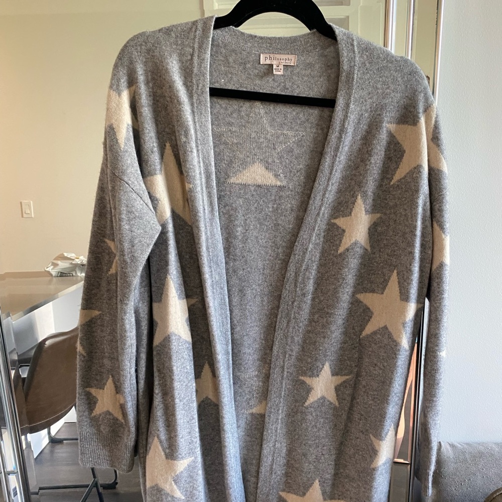 100% Cashmere Philosophy Star Cardigan